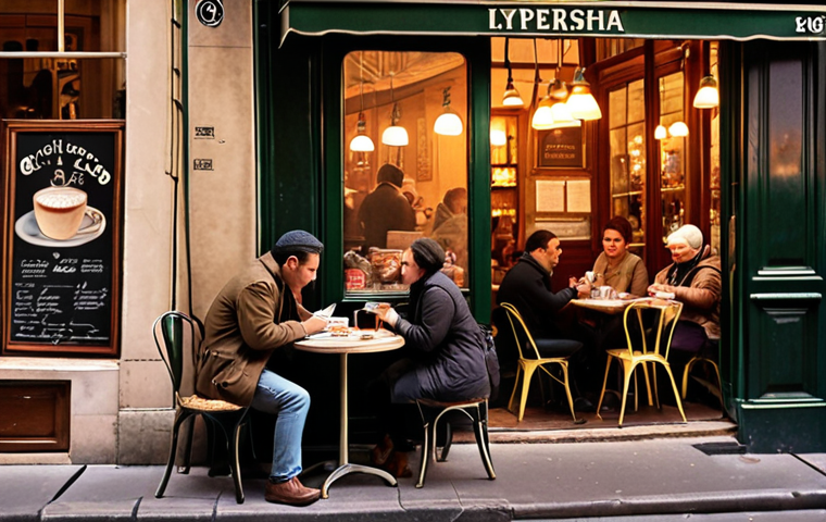 **Prompt:** "A cozy Parisian café scene, steam rising from a café au lait, a person with a notebook writing, surrounded by locals engrossed in conversation, vibrant and warm lighting, evoking a sense of authentic storytelling."