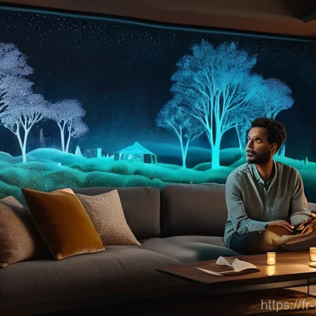 디지털 스토리의 구조적 통합 기법 - **Prompt 1: Immersive Narrative Experience**
    "A person, gender-neutral, around 25-30 years old, ...