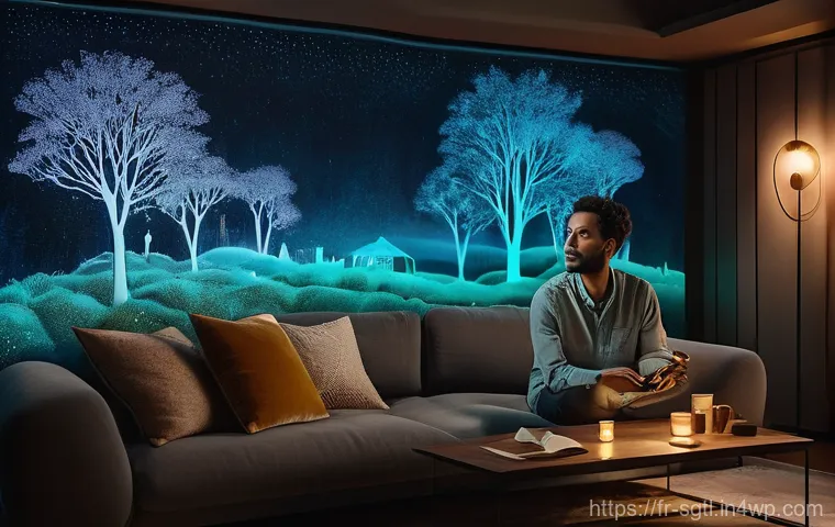 디지털 스토리의 구조적 통합 기법 - **Prompt 1: Immersive Narrative Experience**
    "A person, gender-neutral, around 25-30 years old, ...