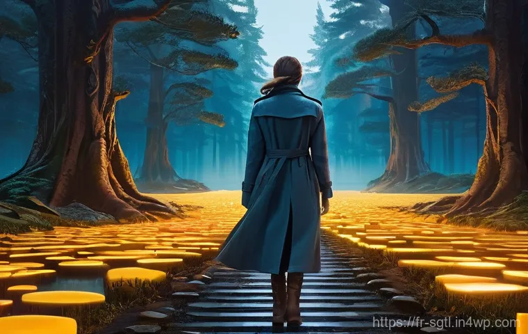 디지털 스토리의 구조적 통합 기법 - **Prompt 1: Immersive Narrative Experience**
    "A person, gender-neutral, around 25-30 years old, ...